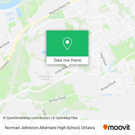 Norman Johnston Alternate High School map