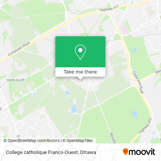 College catholique Franco-Ouest map