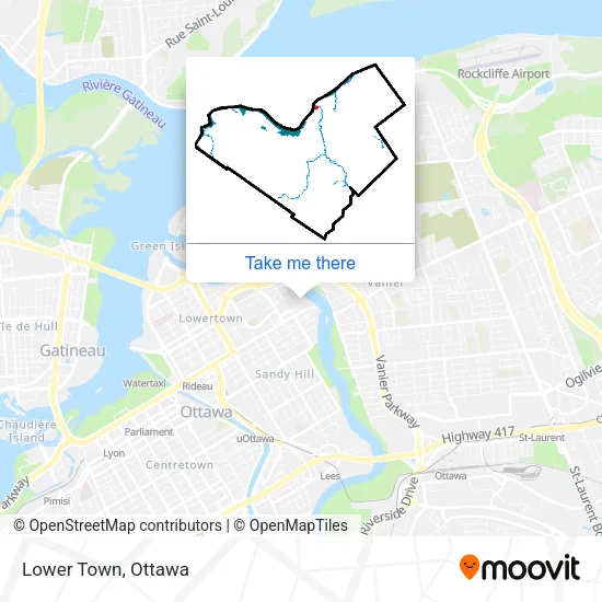 Lower Town map