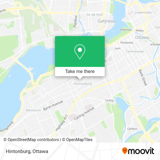 Hintonburg map