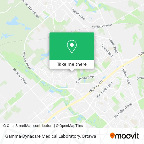 Gamma-Dynacare Medical Laboratory map