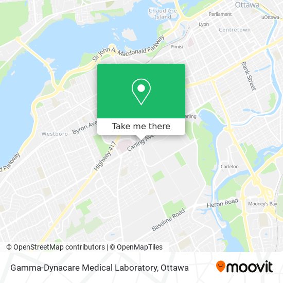 Gamma-Dynacare Medical Laboratory map