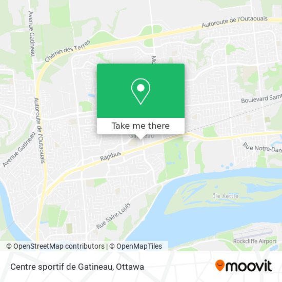 Centre sportif de Gatineau plan