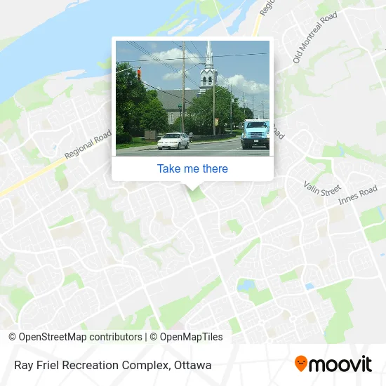 Ray Friel Recreation Complex map