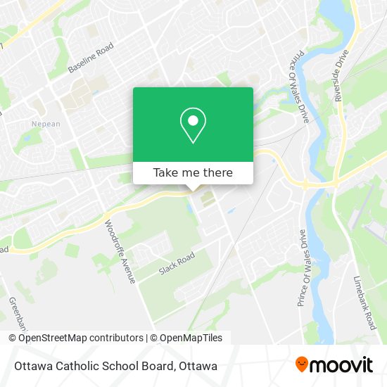 Ottawa Catholic School Board map