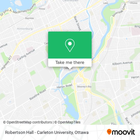 Robertson Hall - Carleton University plan