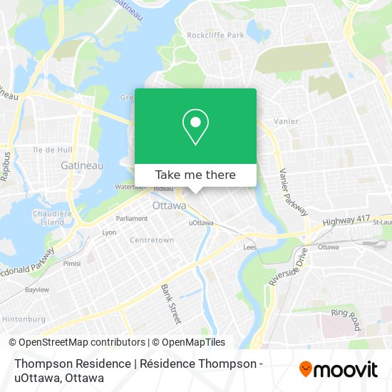 Thompson Residence | Résidence Thompson - uOttawa plan