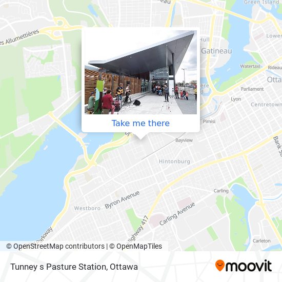 Tunney s Pasture Station plan