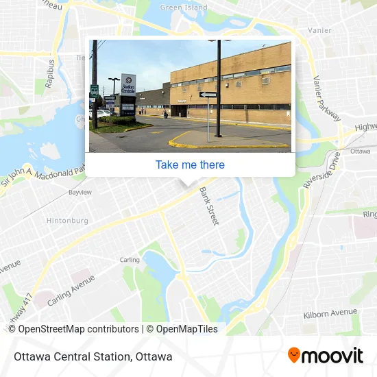Ottawa Central Station plan