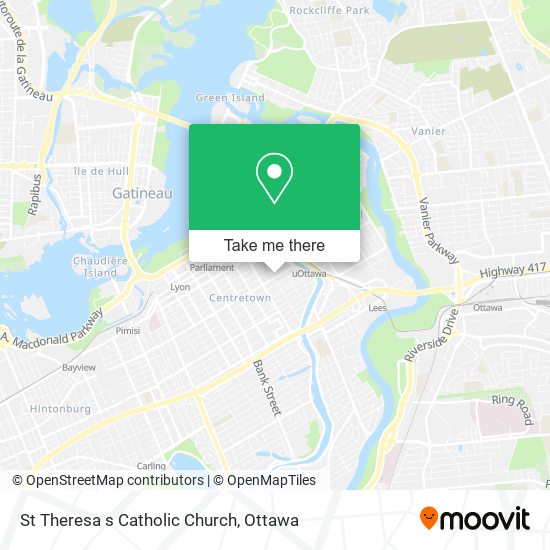 St Theresa s Catholic Church map