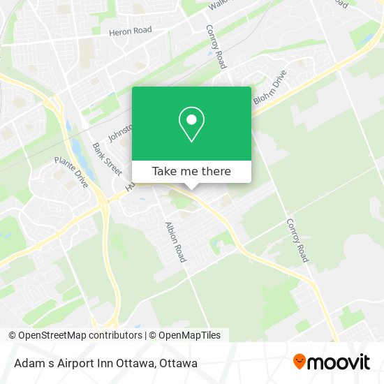 Adam s Airport Inn Ottawa plan