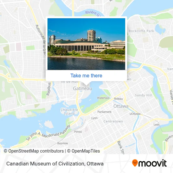 Canadian Museum of Civilization map