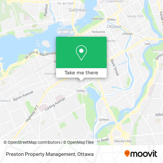Preston Property Management map