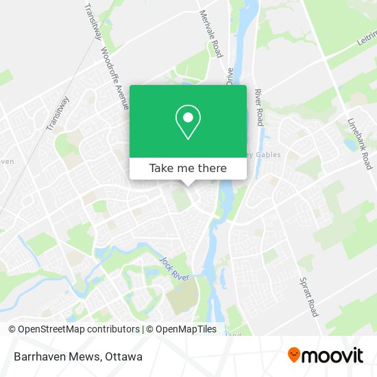 Barrhaven Mews map