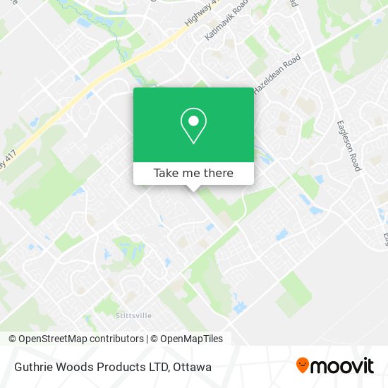 Guthrie Woods Products LTD map