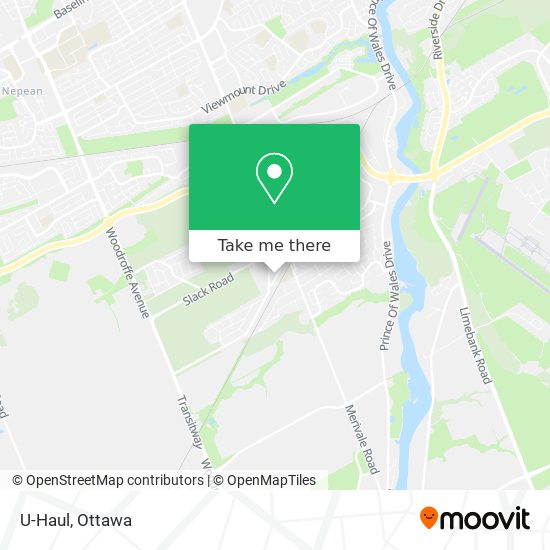 U-Haul map