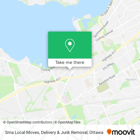 Sma Local Moves, Delivery & Junk Removal map