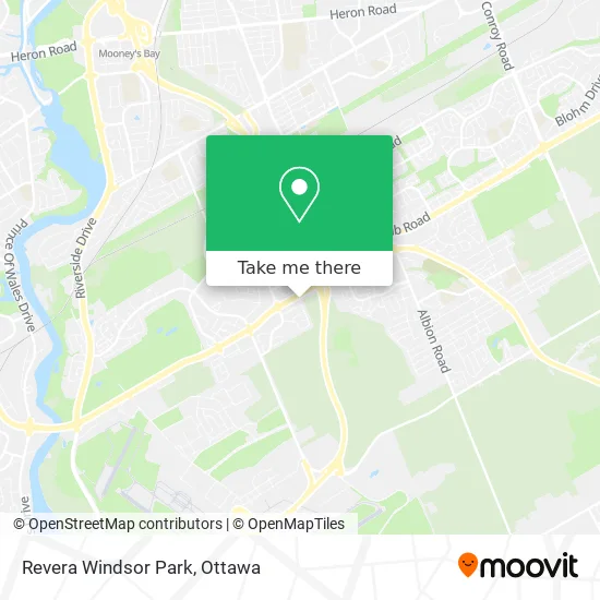 Revera Windsor Park map