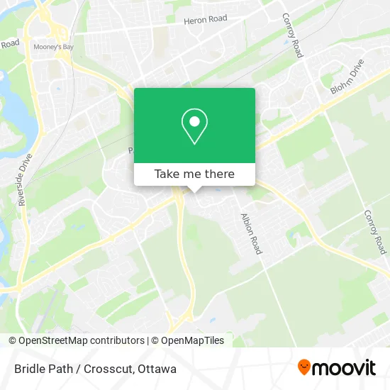 Bridle Path / Crosscut map