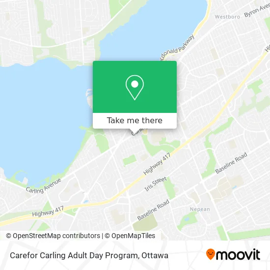 Carefor Carling Adult Day Program map