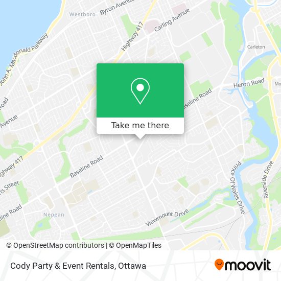 Cody Party & Event Rentals plan