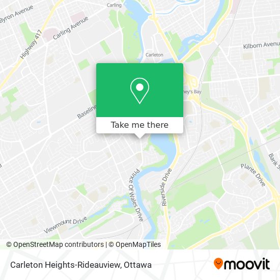 Carleton Heights-Rideauview map