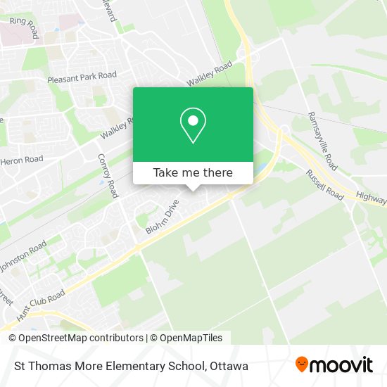 St Thomas More Elementary School map