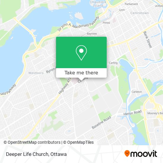 Deeper Life Church map