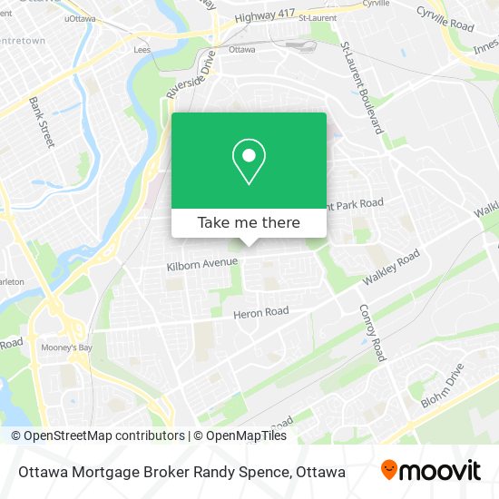Ottawa Mortgage Broker Randy Spence map