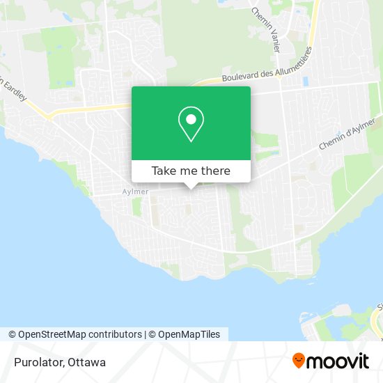 Purolator map