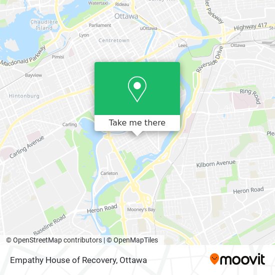 Empathy House of Recovery map