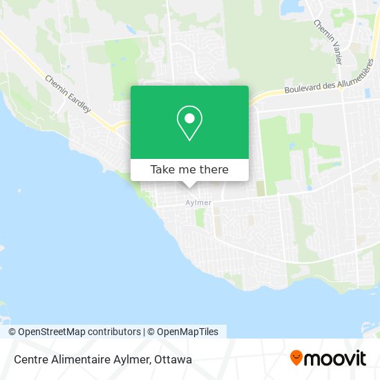 Centre Alimentaire Aylmer plan