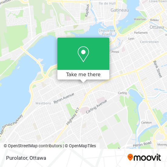 Purolator map