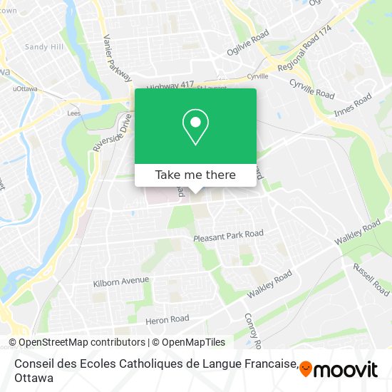 Conseil des Ecoles Catholiques de Langue Francaise map