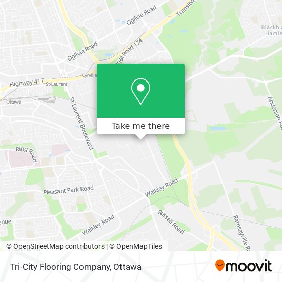 Tri-City Flooring Company map