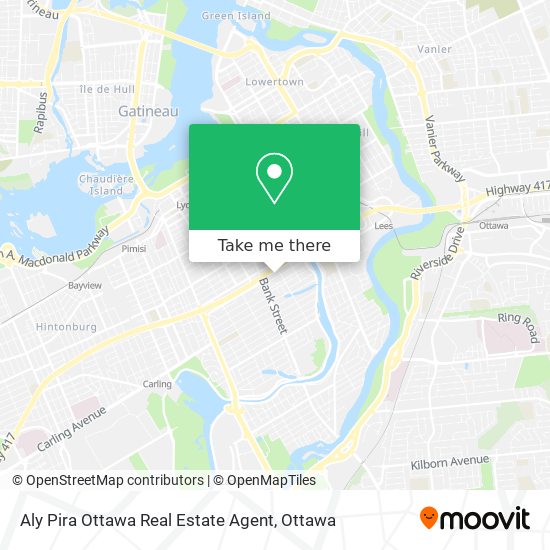 Aly Pira Ottawa Real Estate Agent map