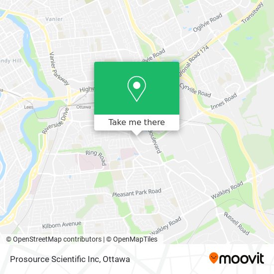 Prosource Scientific Inc map