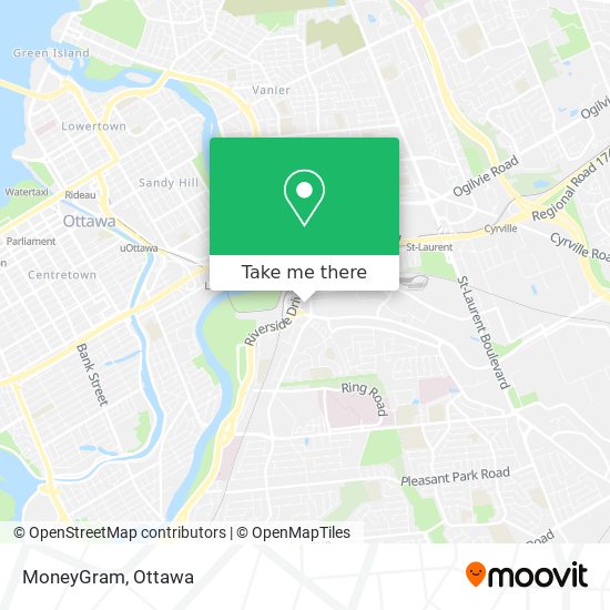 MoneyGram map