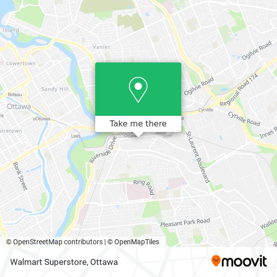 Walmart Superstore map