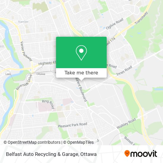 Belfast Auto Recycling & Garage map