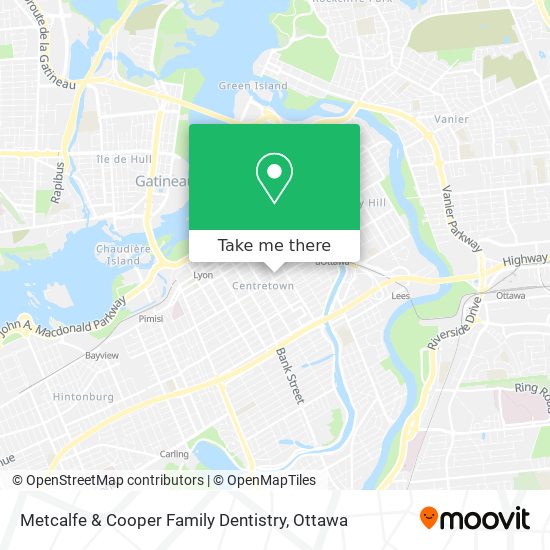 Metcalfe & Cooper Family Dentistry map