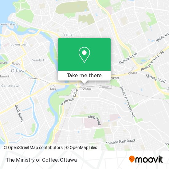 The Ministry of Coffee map