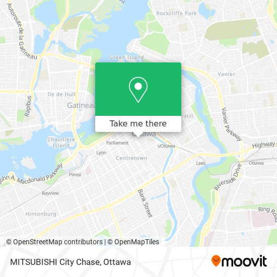 MITSUBISHI City Chase map