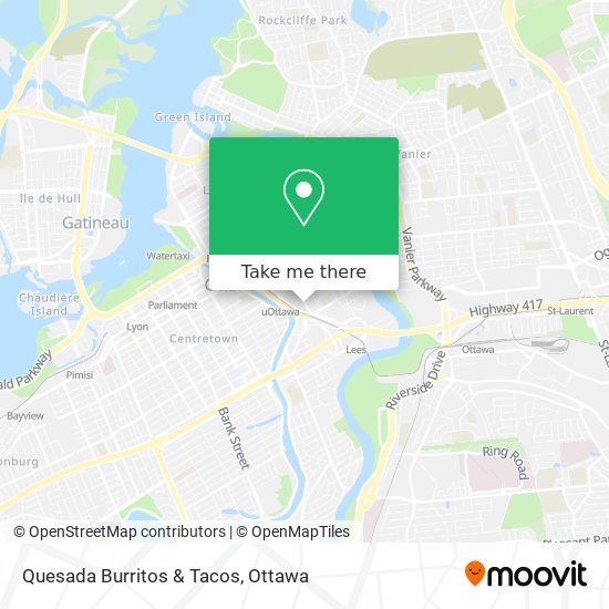 Quesada Burritos & Tacos plan