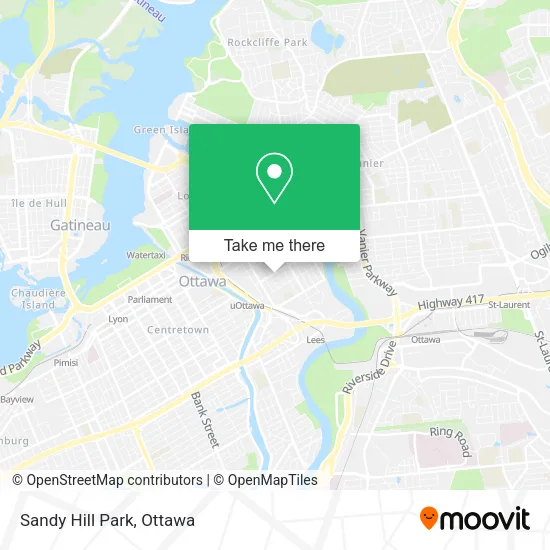 Sandy Hill Park map