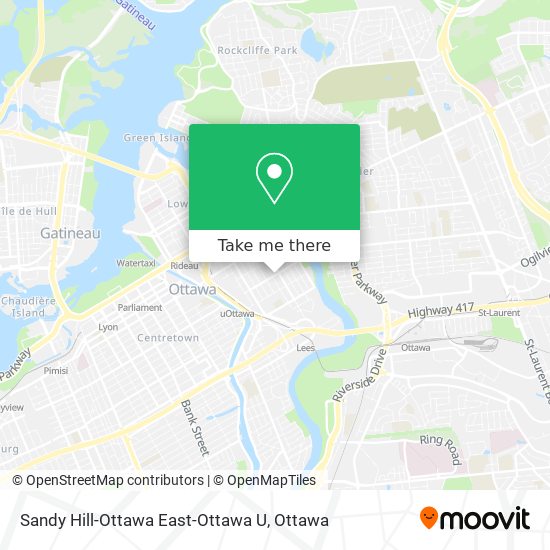 Sandy Hill-Ottawa East-Ottawa U map