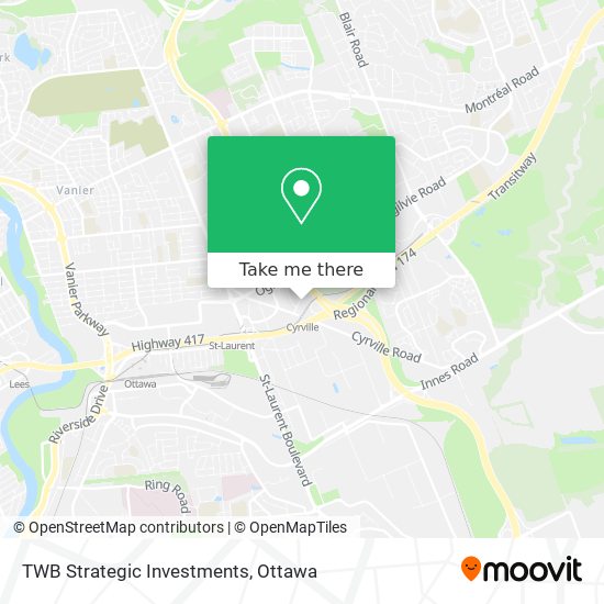 TWB Strategic Investments map