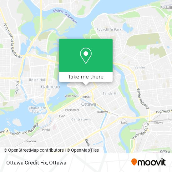 Ottawa Credit Fix map