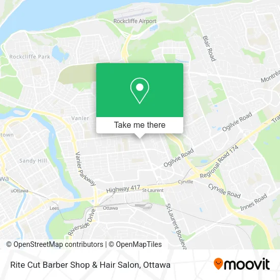 Rite Cut Barber Shop & Hair Salon map