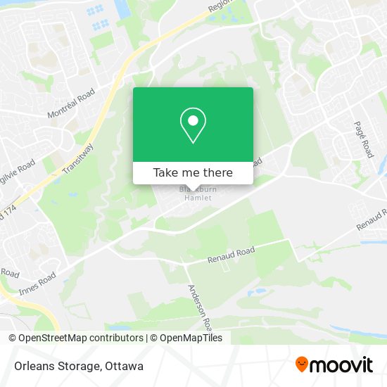 Orleans Storage map